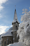 Eglise Saint Jean Baptiste en hiver