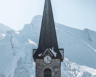 Église Saint Jean Baptiste en hiver