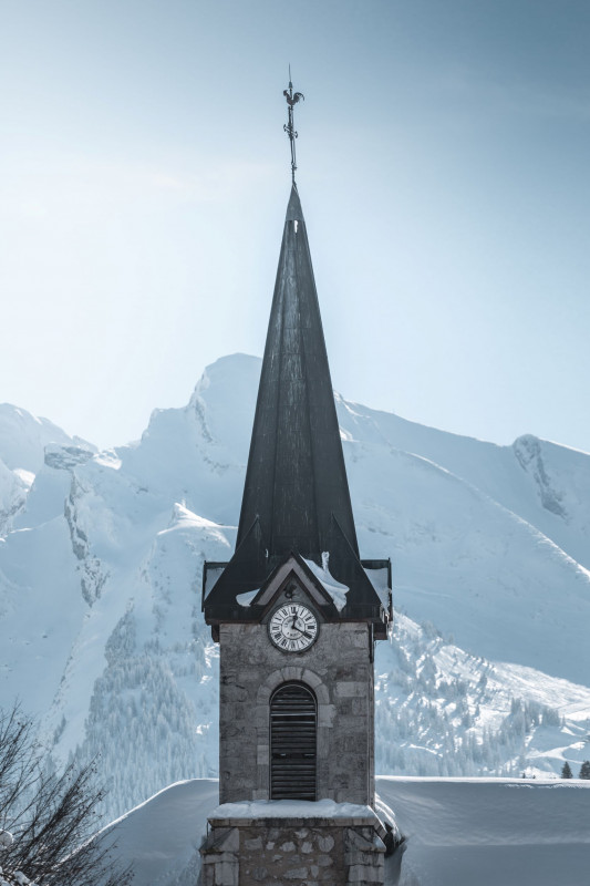 Eglise Saint Jean Baptiste en hiver