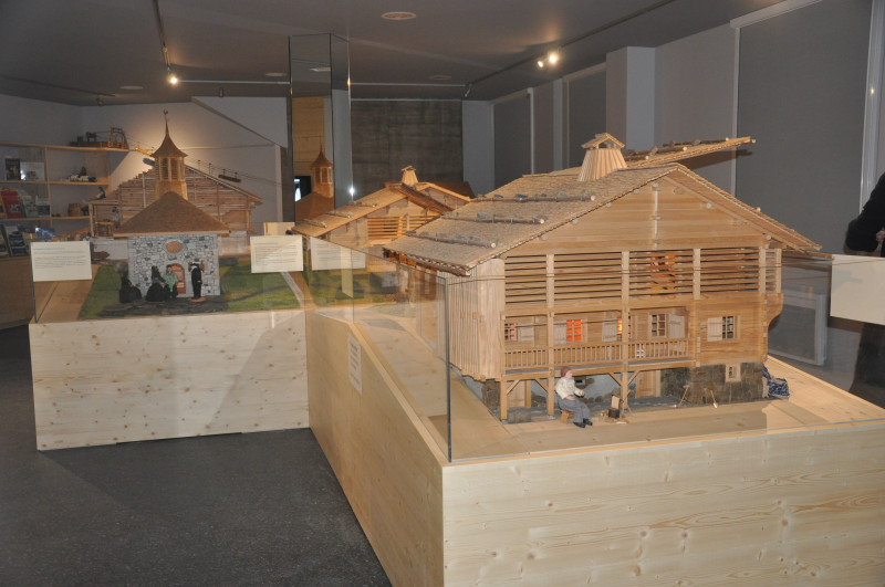 Salle des maquettes - Habitat traditionnel